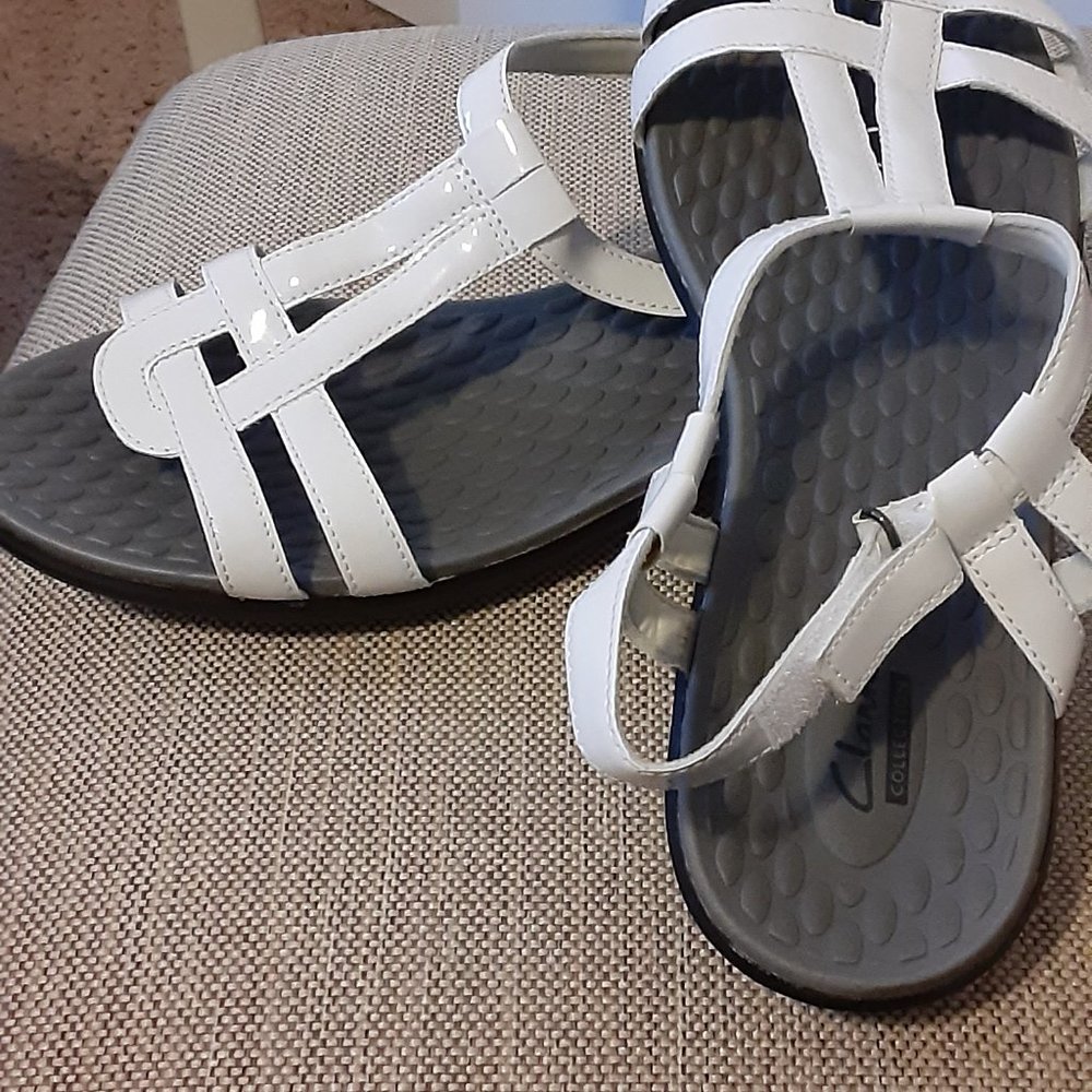Patent T-Strap Sandals - Sonar Aster